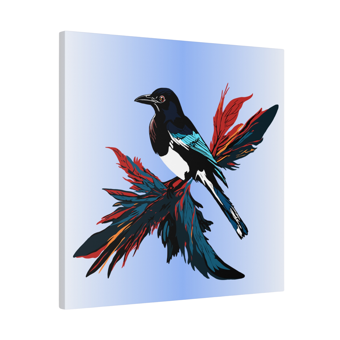Magpie Icon Canvas