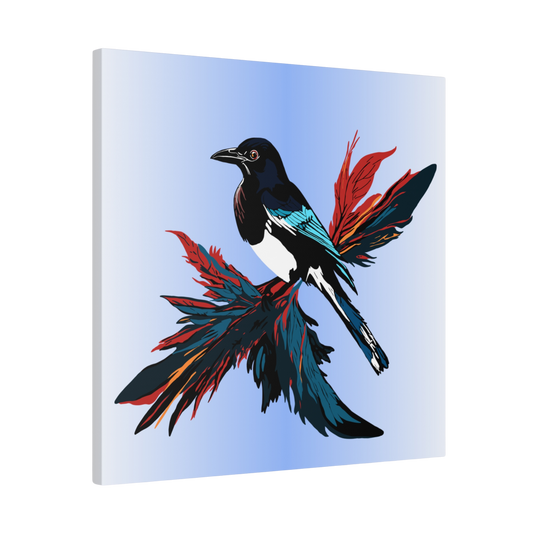 Magpie Icon Canvas