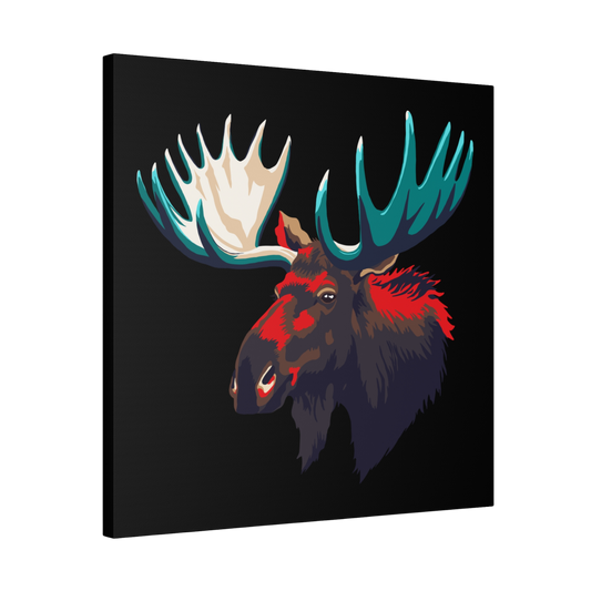 Moose Icon Canvas