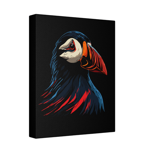 Puffin Icon Canvas