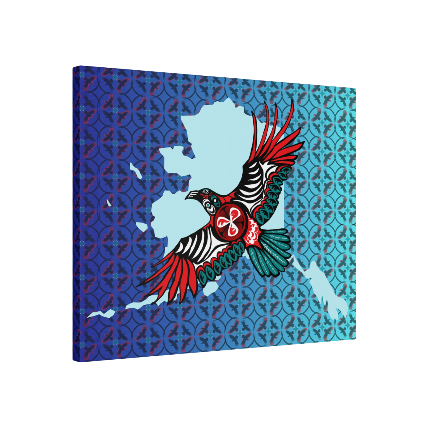 Flying Raven Canvas