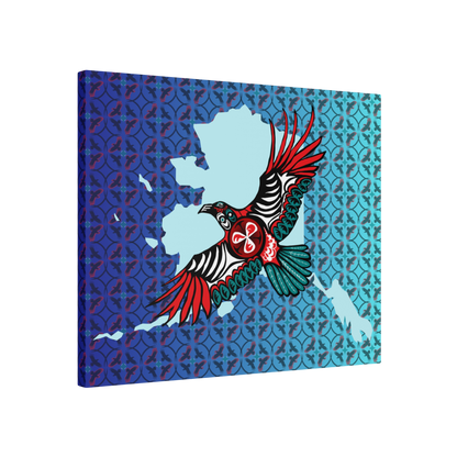 Flying Raven Canvas