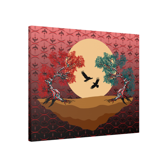Raven Treescape Canvas