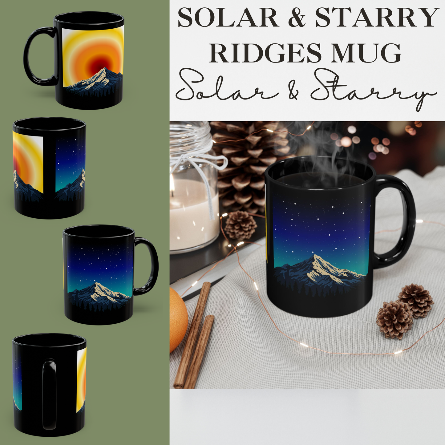 Solar & Starry Ridges Mug