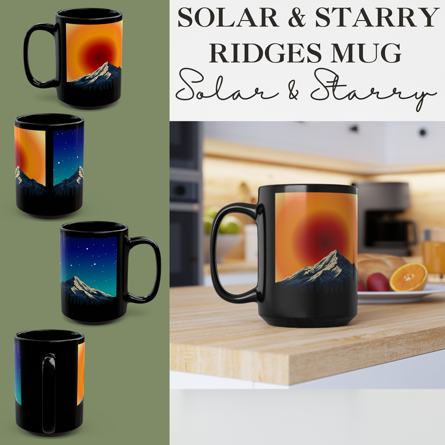 Solar & Starry Ridges Mug