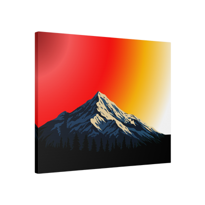 Solar Peaks Canvas