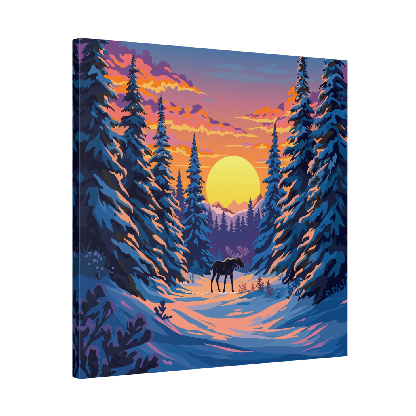 Spruce Moose Canvas