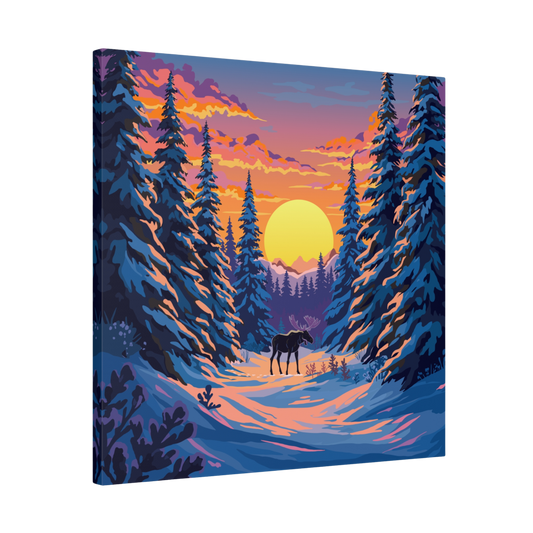 Spruce Moose Canvas