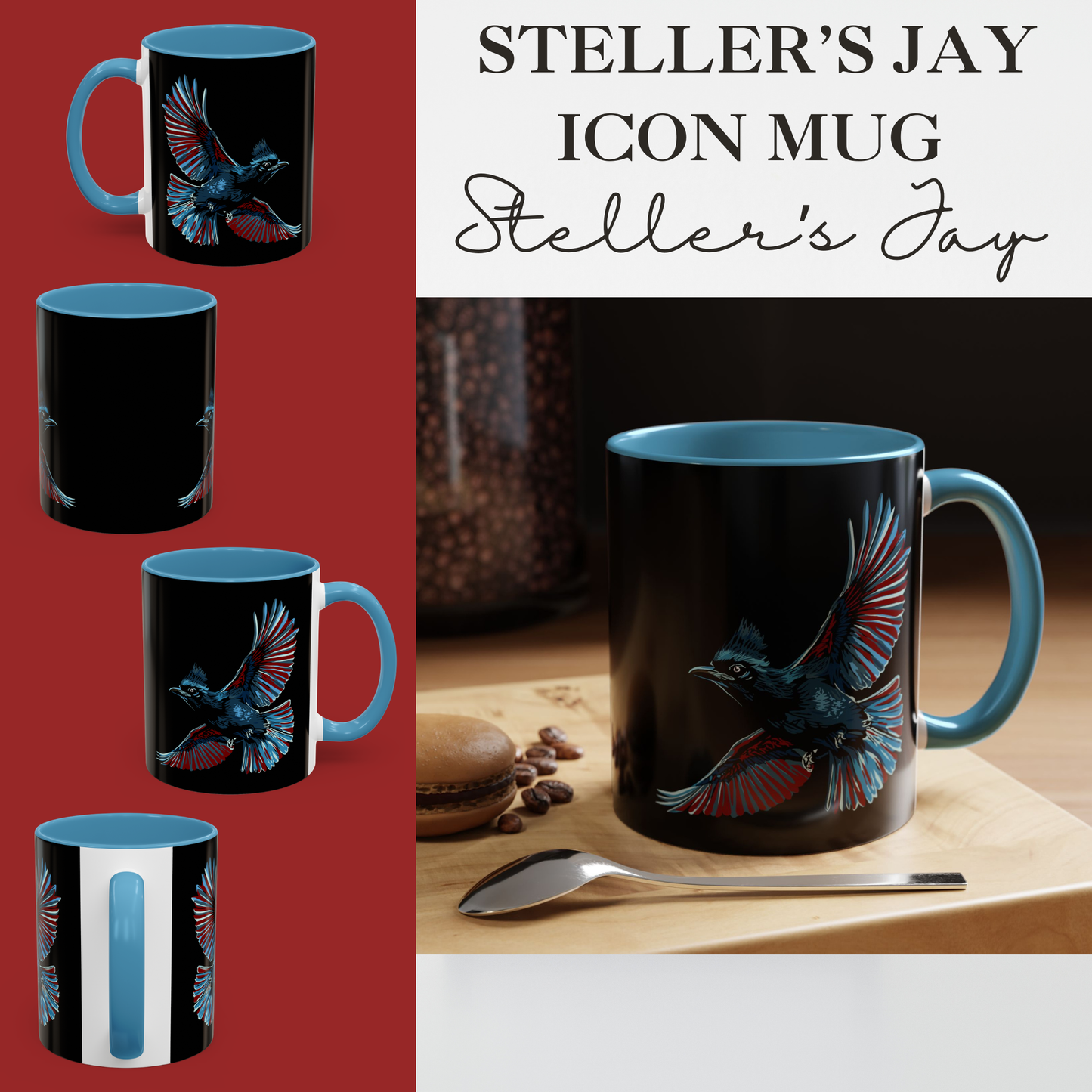 Steller's Jay Icon Mug