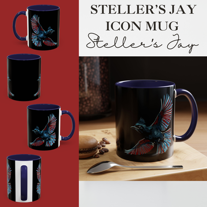 Steller's Jay Icon Mug