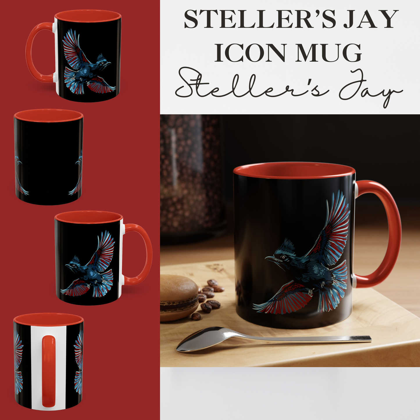 Steller's Jay Icon Mug