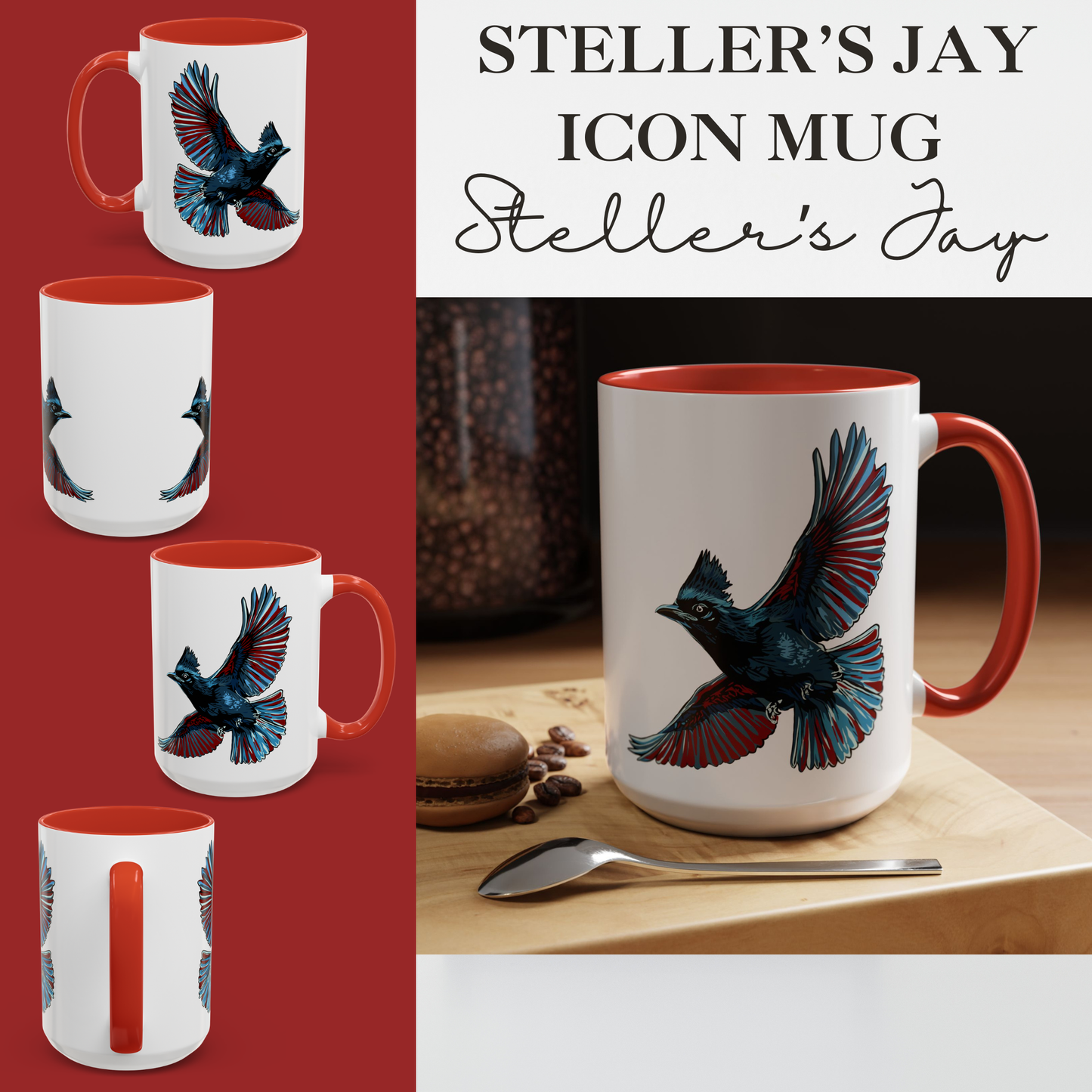 Steller's Jay Icon Mug