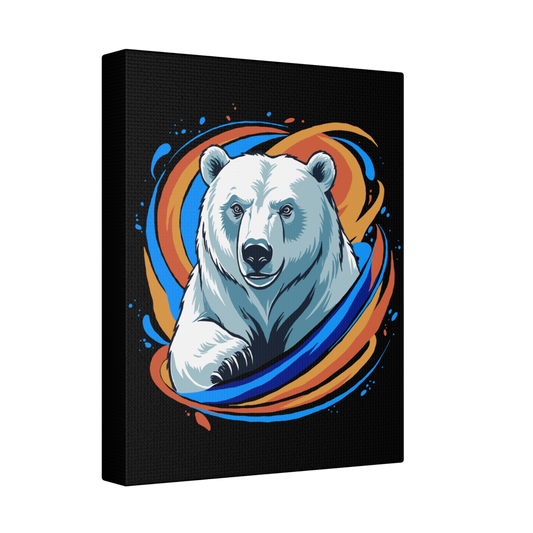 Strength Polar Bear Canvas