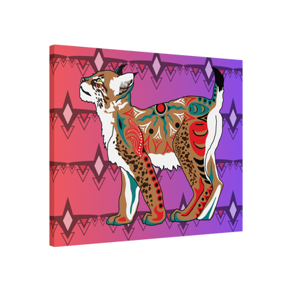 Tan Lynx Kitten Canvas