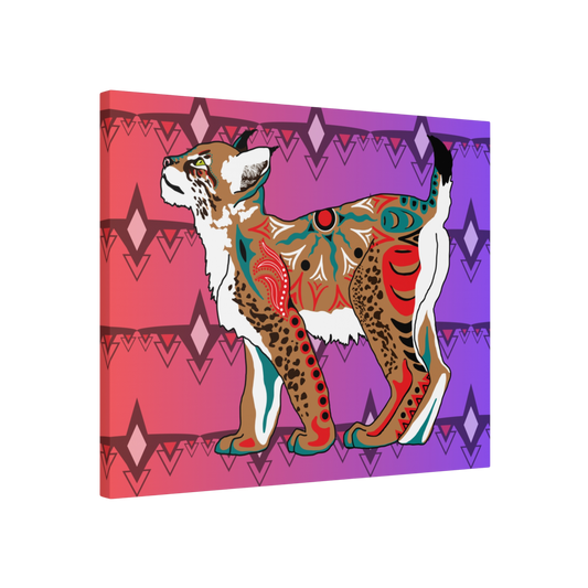 Tan Lynx Kitten Canvas