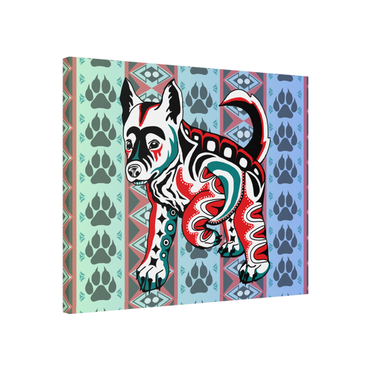 White Wolf Pup Canvas