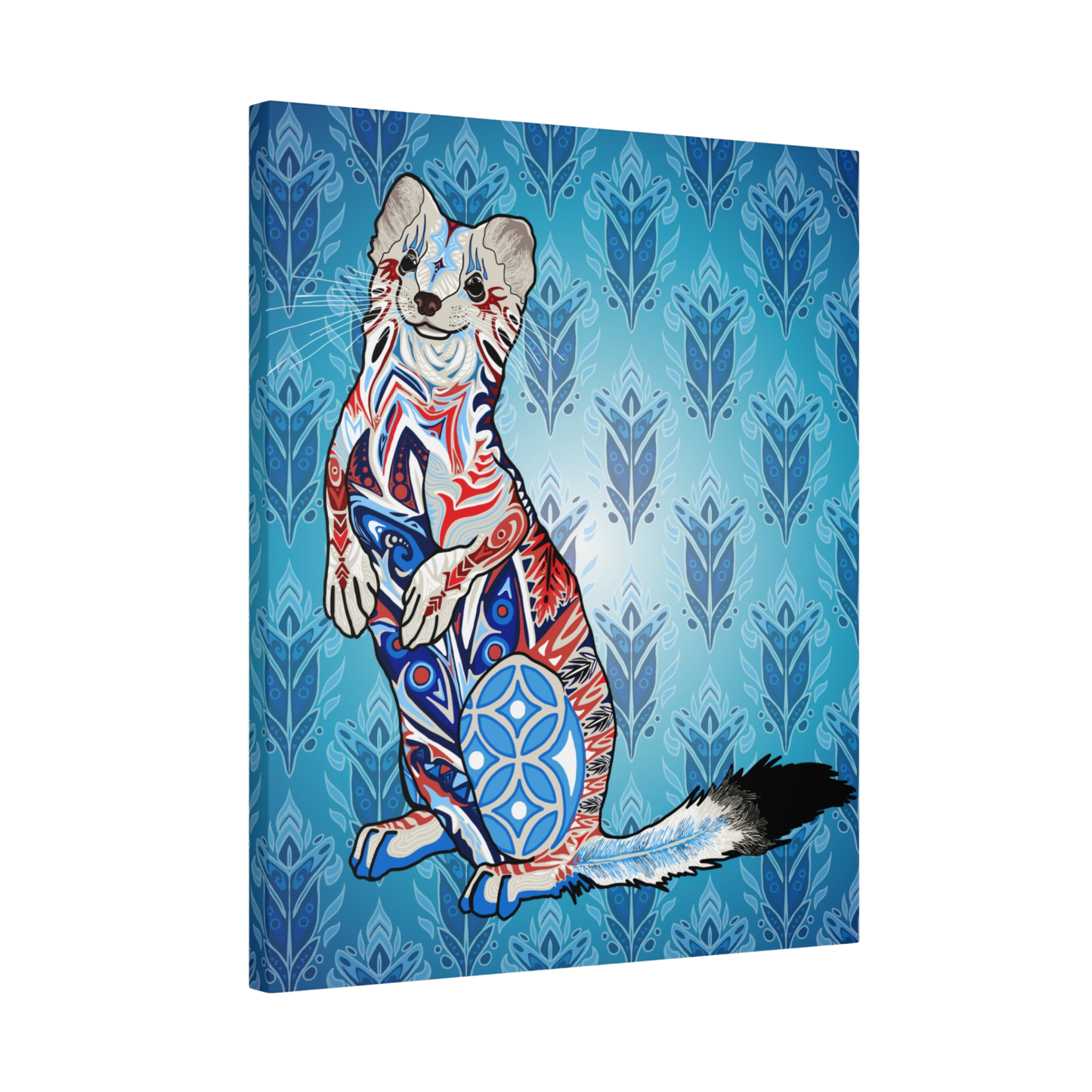 Winter Ermine Canvas