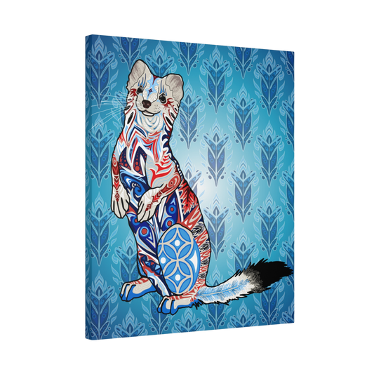 Winter Ermine Canvas