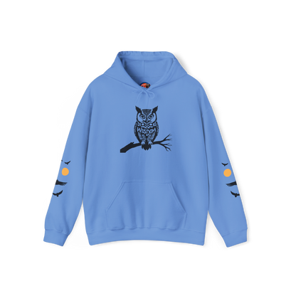 Hand-drawn 'Wisdom' word art hoodie inspired by Alaska Native design traditions