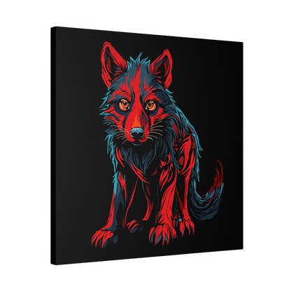 Wolf Pup Icon Canvas