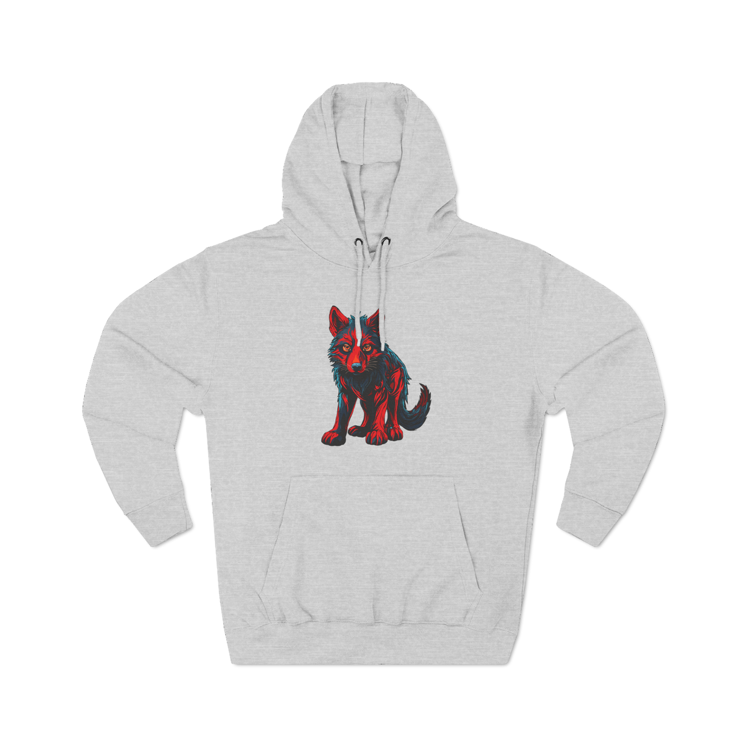Wolf Pup Icon - Fleece Hoodie