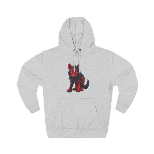 Wolf Pup Icon - Fleece Hoodie