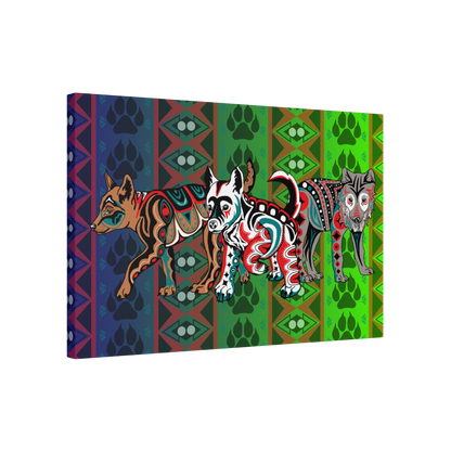 Wolf Pups Canvas
