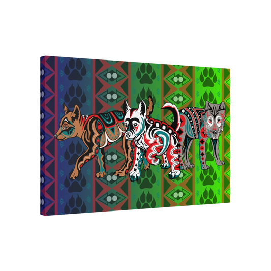 Wolf Pups Canvas