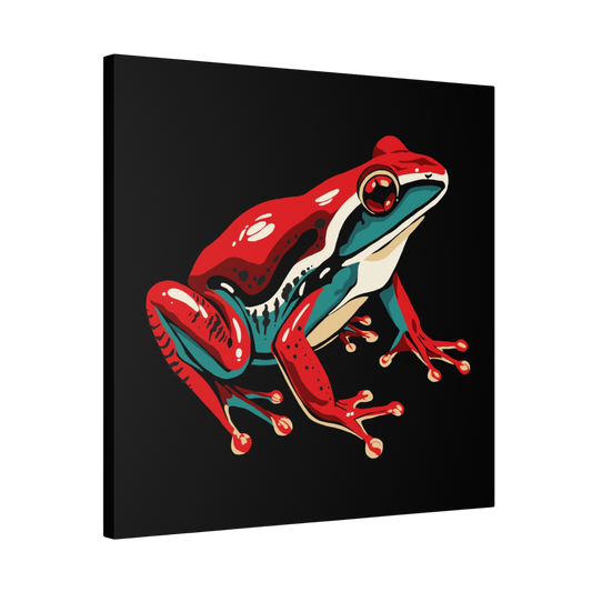 Wood Frog Icon Canvas